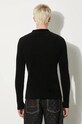 Martine Rose maglione Chenille V-Neck Jumper 946YA02008 nero