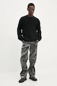 Heliot Emil maglione in lana nero AW24.M.07.067.BLK01