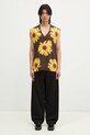 JW Anderson kamizelka wełniana Printed Vest KW1305.YN0008.685 brązowy