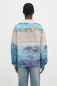 Дрехи Вълнен пуловер JW Anderson Printed Jumper KW1294.YN0373.835 син