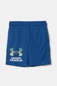 Детски къси панталони Under Armour Tech Logo Shorts трикотаж син 1383333