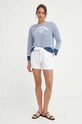 Polo Ralph Lauren pantaloni scurti din in 211806907 alb AW24