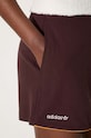 Bavlnené sukňo-nohavice adidas Originals Skort 80s JC6170 hnedá