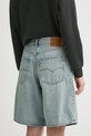 Îmbrăcăminte Levi's pantaloni scurți jeans BAGGY DAD 000MJ albastru