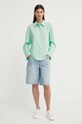 Levi's pantaloni scurti jeans BAGGY DAD 000MJ albastru SS25