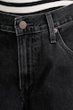 Levi's pantaloni scurți jeans BAGGY DAD negru 000MJ