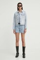 Levi's pantaloni scurti jeans CARPENTER SHORT A8719 albastru AW24