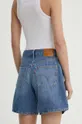 Levi's szorty jeansowe HIGH BAGGY SHORT 100 % Bawełna