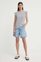 Levi's szorty jeansowe HIGH BAGGY SHORT A9311 niebieski AA00