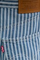 Levi's pantaloni scurți jeans HIGH BAGGY SHORT albastru A9311
