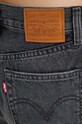 Τζιν σορτς Levi's HIGH BAGGY SHORT μαύρο A9311