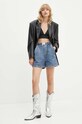 Džínové šortky Moschino Jeans 0304.8224 modrá AW24