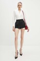 Elisabetta Franchi shorts con aggiunta di lana SH00646E2 nero AW24