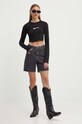 Джинсовые шорты Karl Lagerfeld Jeans 245J1120 серый AW24
