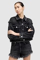AllSaints pantaloni scurti din bumbac ASTRID FRAY bumbac negru W036EA