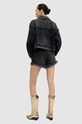 AllSaints pantaloni scurti din bumbac ASTRID FRAY W036EA negru