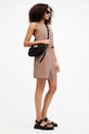 Шорты с примесью льна AllSaints DERI LYN WT027Y коричневый