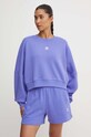 adidas Originals szorty bawełniane Essential fioletowy IW5708