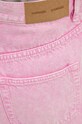 Samsoe Samsoe pantaloni scurti jeans violet F24200183