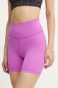 adidas Performance pantaloni scurți de yoga All Me tricotaj roz IX0186