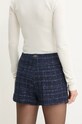 Îmbrăcăminte Twinset pantaloni scurti 242TT2393 bleumarin