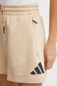 adidas pantaloncini ZNE beige JD9584