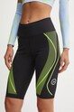 adidas by Stella McCartney szorty treningowe TruePace z elastanem czarny IZ0175