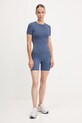 Тренировочные шорты P.E Nation Restore Seamless 243S296 голубой SS25