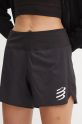 Compressport shorts da corsa Performance sovrastampa nero ASHW406