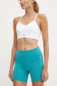 Reebok pantaloni scurți de antrenament LUX Collection tricotaj turcoaz 100206175