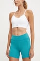 Reebok pantaloni scurți de antrenament LUX Collection tricotaj turcoaz 100206175