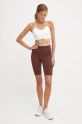 Reebok pantaloni scurti LUX Collection 100205597 maro AW24