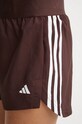adidas Performance pantaloni scurți de antrenament Hyperglam maro IX3224