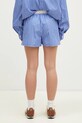 Odzież Sporty & Rich szorty bawełniane Serif Logo Boxer SH015512314ST61 niebieski