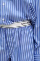 Sporty & Rich szorty bawełniane Serif Logo Boxer niebieski SH015512314ST61