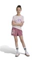 adidas pantaloni scurti copii JG TR-ES PRI SH casual roz IW3290