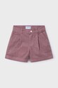 Dječje kratke hlače Mayoral bez uzorka roza 4219.6C.Mini.9BYH