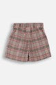 Coccodrillo pantaloni scurți din bumbac pentru copii ZC4119401RGJ maro AW24