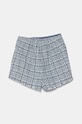 United Colors of Benetton pantaloni scurți din amestec de lână pentru copii 4NPXC001Y.G.Seasonal albastru AW24
