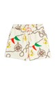 Mini Rodini pantaloni scurți din bumbac pentru copii Nautical 2463011000 bej AW24