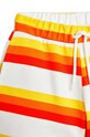 Детские хлопковые шорты Mini Rodini Stripe оранжевый 2463011800