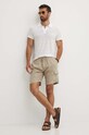 Лляні шорти Vilebrequin BAIE BAIU3U01 бежевий AA00