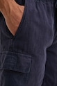 Vilebrequin pantaloni scurti din in BAIE bleumarin BAIU3U01