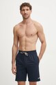 BOSS szorty lounge z elastanem granatowy 50515394