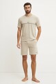BOSS pantaloni scurți de lounge 50515394 bej SS25
