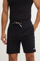 BOSS pantaloni scurți de lounge tricotaj negru 50515394