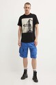 Pamučne kratke hlače G-Star Raw D24442.D551 plava AW24