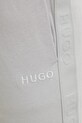 Домашен къс панталон от памук HUGO сив 50520492