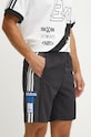 Шорти adidas Originals Adicolor тканина чорний IY4849