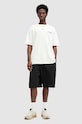 AllSaints pantaloni scurti din bumbac HAYDON bumbac negru M003TA